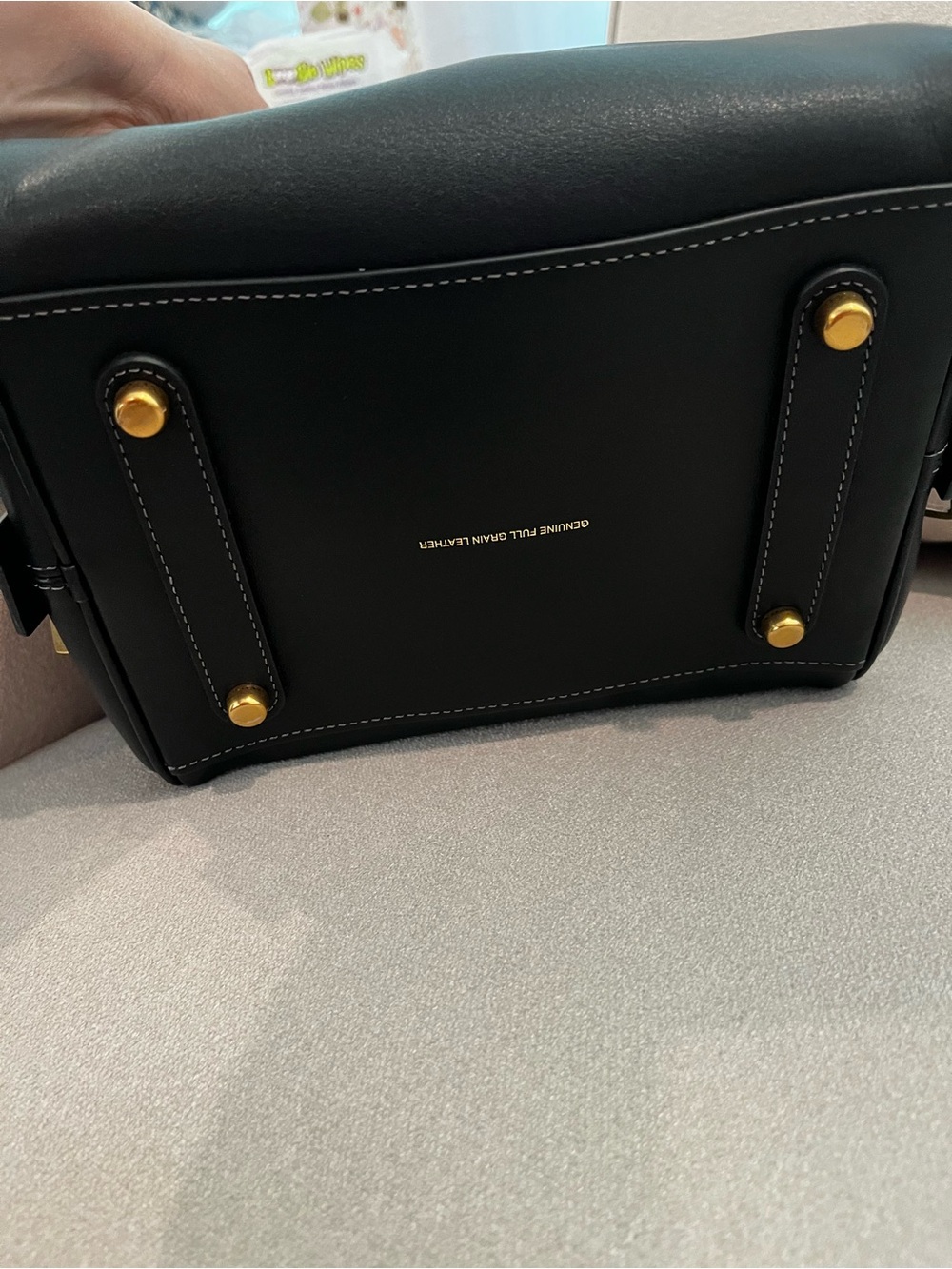 COACH Rogue Cube 20 Black Leather Small Top-Handle Satchel - Picture 8 of 8